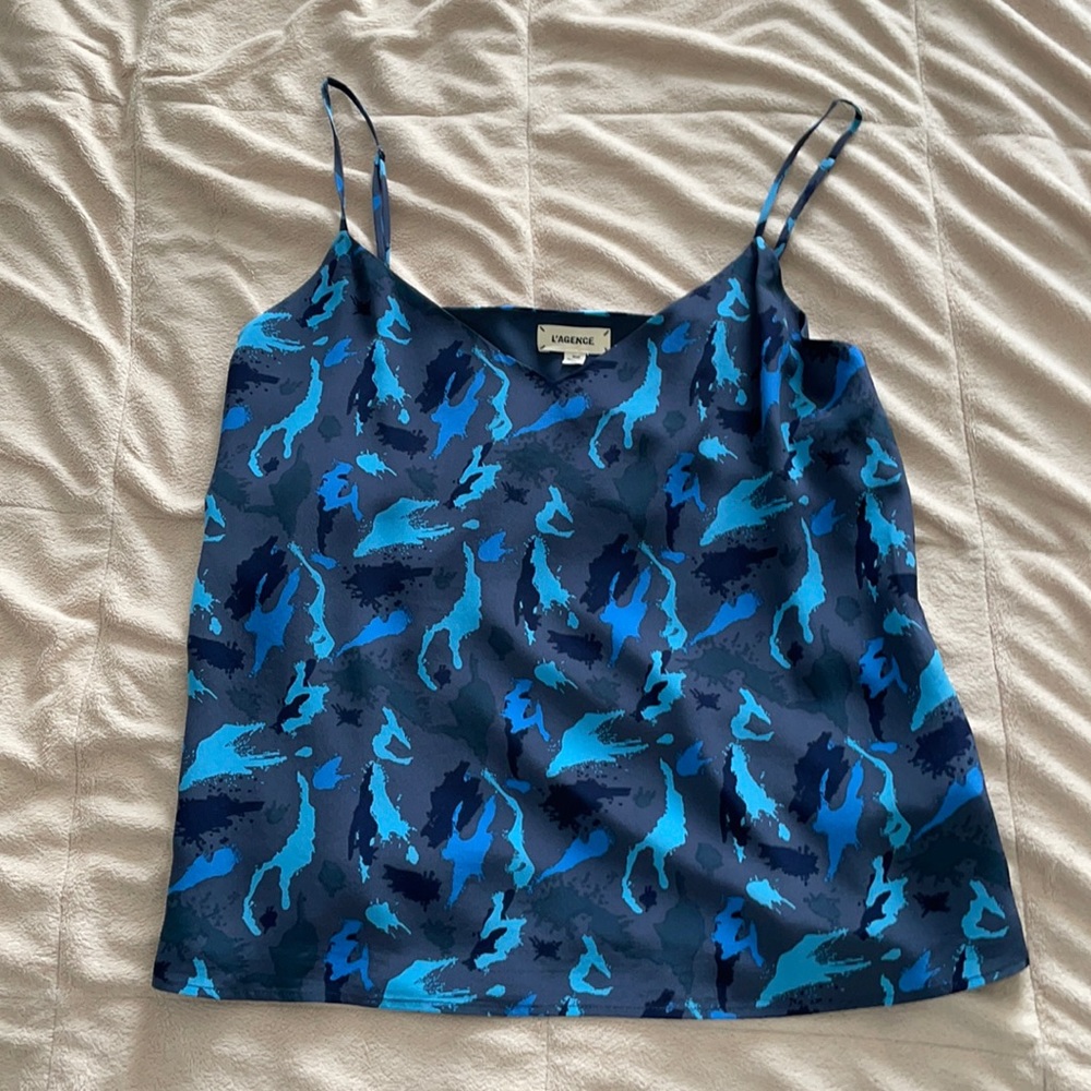 L’AGENCE 100% silk top